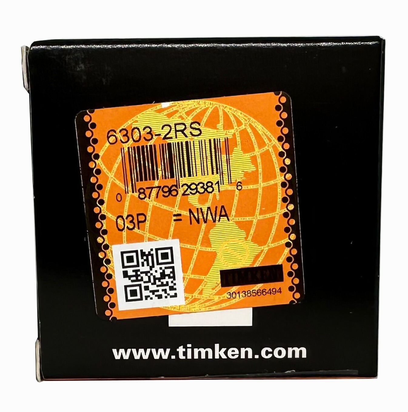 2PACK TIMKEN 6303-2RS 17X47X14MM Double Rubber Seal Ball Bearings