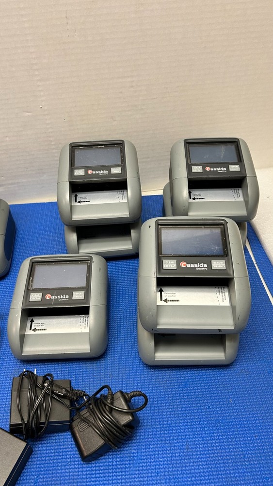CASSIDA QUATTRO COUNTERFEIT BILL DETECTORS (QTY 9)