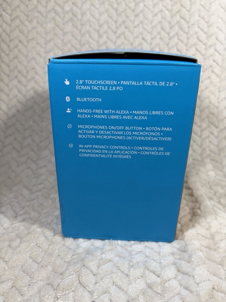 Amazon Echo Spot Smart Speaker Display Black (Model BV84J9) With Box