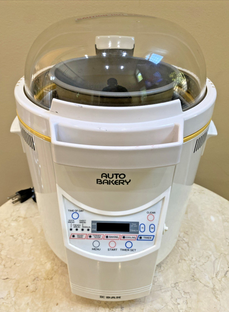 Welbilt The Bread Machine Maker ABM-100-3 White Dome Top 2lb Loaf Automatic