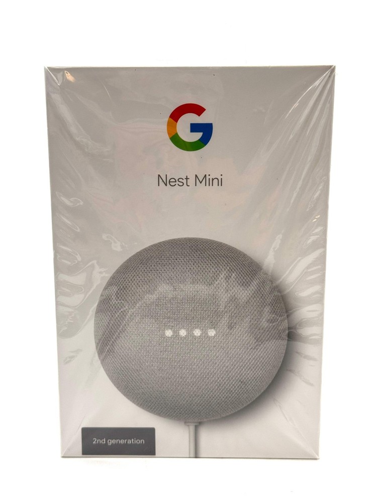 Google Nest Mini 2nd Gen Smart Speaker (GA00638) - White