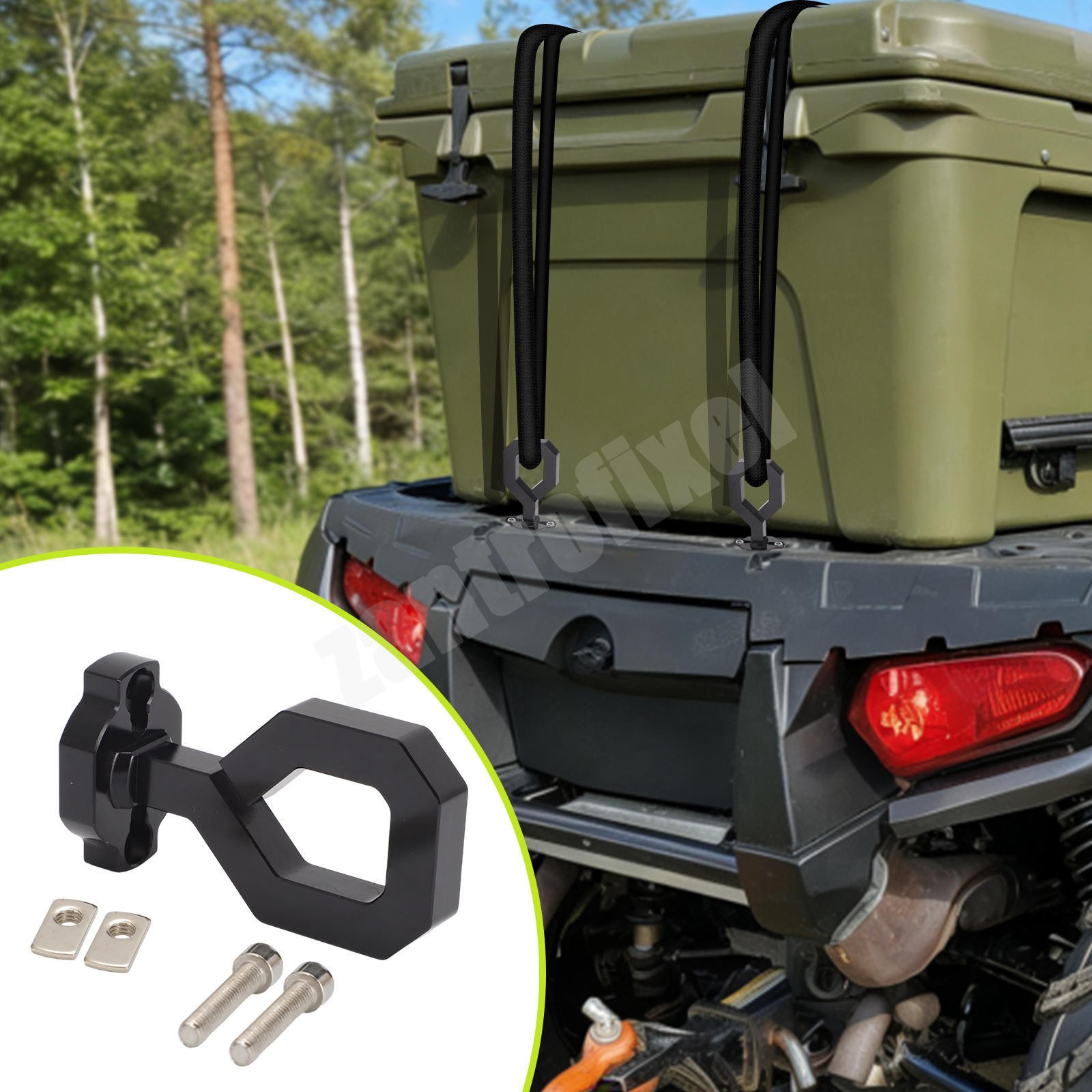 Eye Bolt Tie Down & Accessory Anchor For CFMoto Quick Attach ATV & UTV – 2 Pack