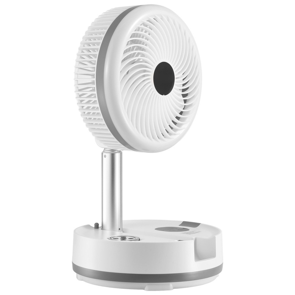 10" Foldable Oscillating Fan with Remote, 9 Speed, Rechargeable, Adjustable