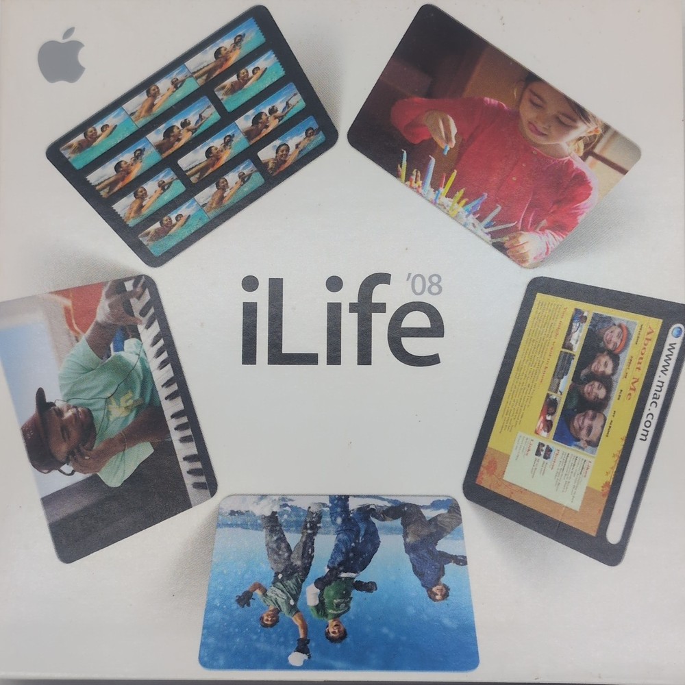 Mac Apple iWork & iLife ’08 Software Lot Bundle Discs