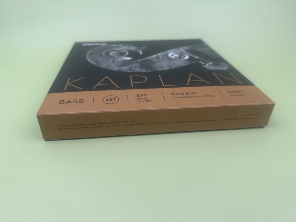 D'Addario Kaplan Series Double Bass String Set 3/4 Size Light Complete Set