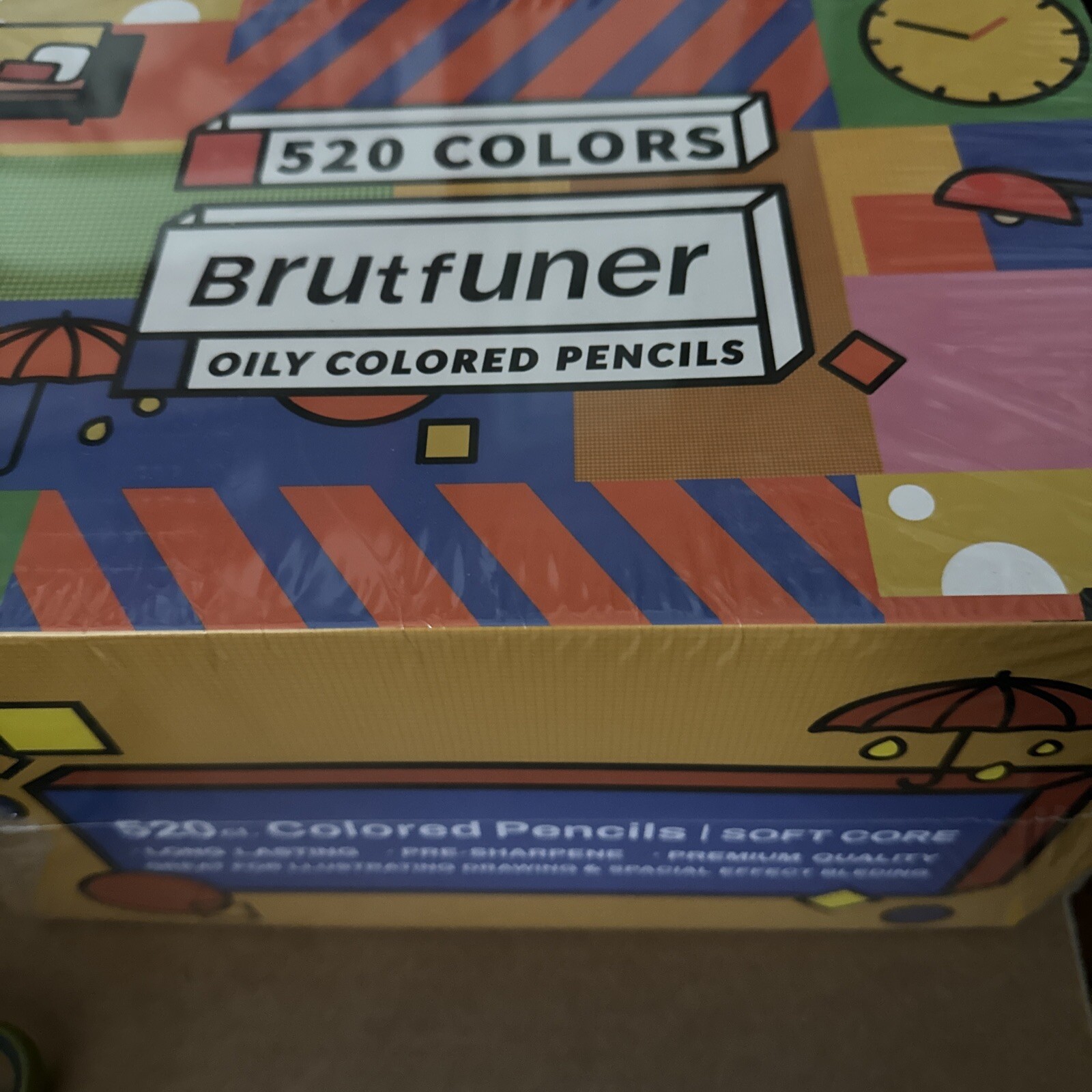 520 Brutfuner Oil-based Colored Pencils NEW Shipping Included