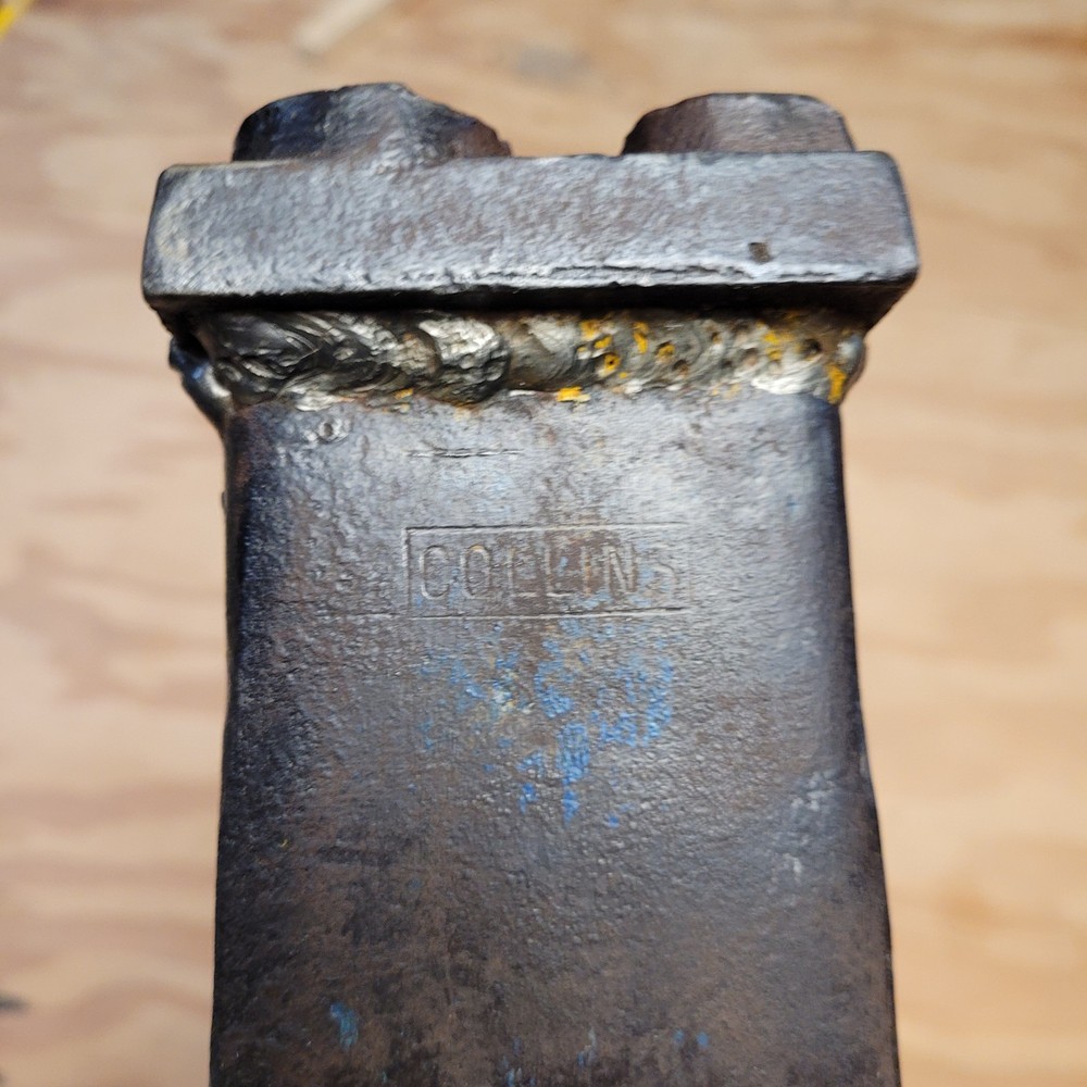 Collins Rafting Patern Axe Head- Log Stamp - D9 - Sierra Nevada Logging Tool