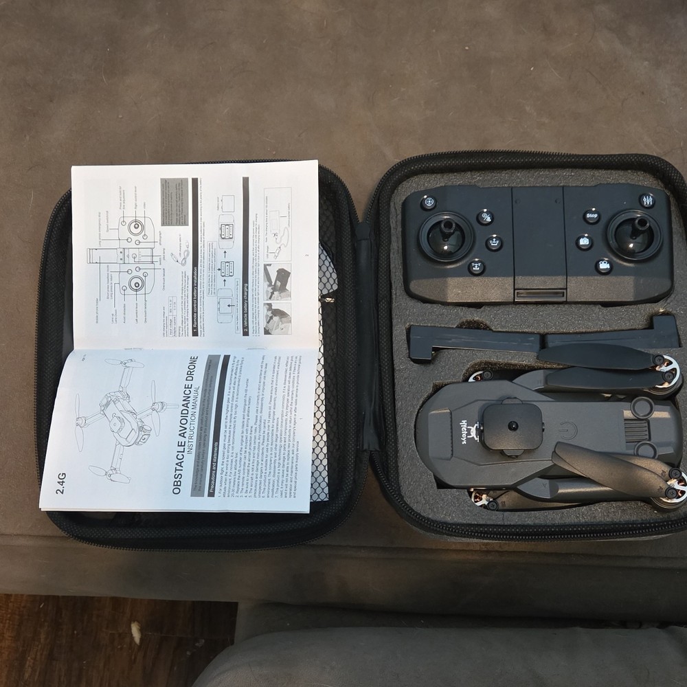 HYG toys Obstacle Avoidance Foldable Quadcopter with Remote & Case