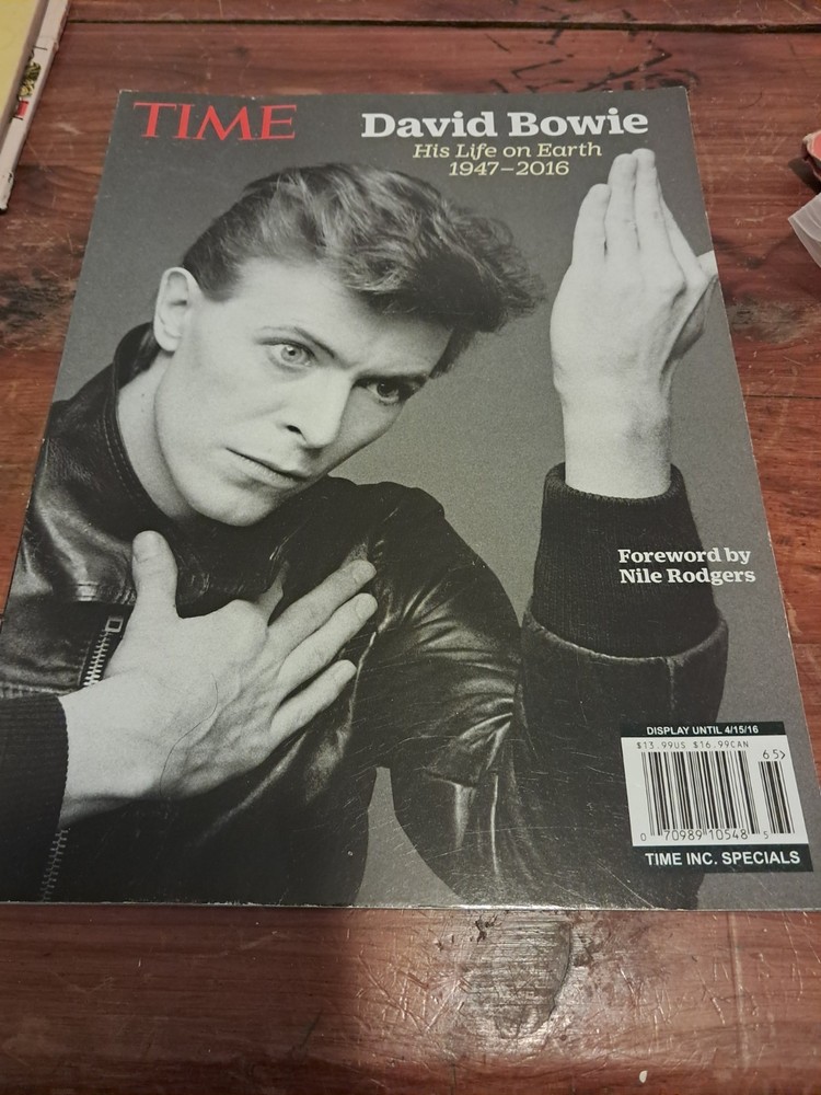 TIME DAVID BOWIE - His Life On Earth 1947-2016