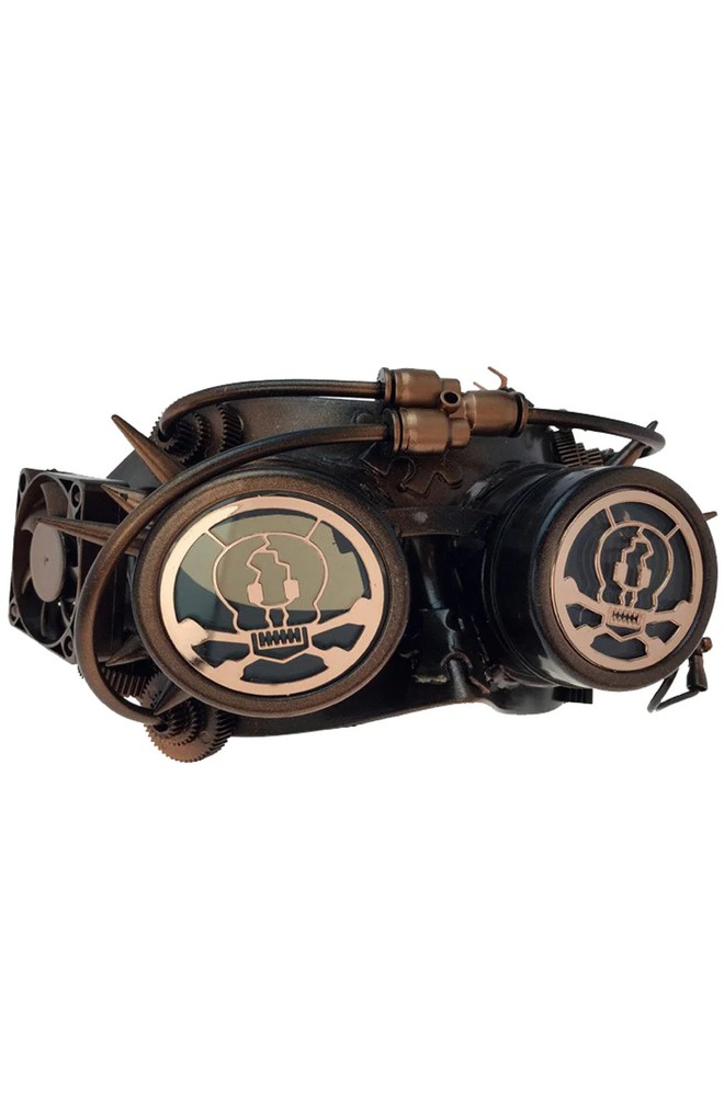 Steampunk Wasteland Watchman Mask (Copper)