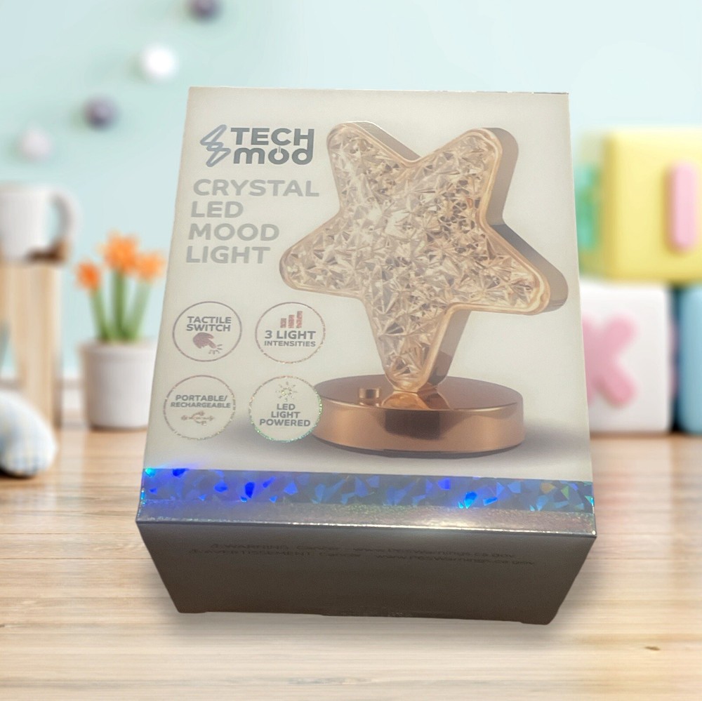 CRYSTAL LED MOOD LIGHT STAR NIB