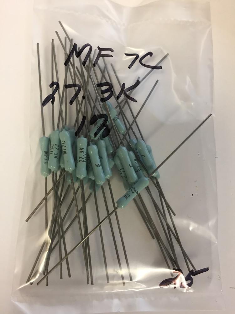 MF7C 27.3K 1% RESISTORS 25 PCS NOS