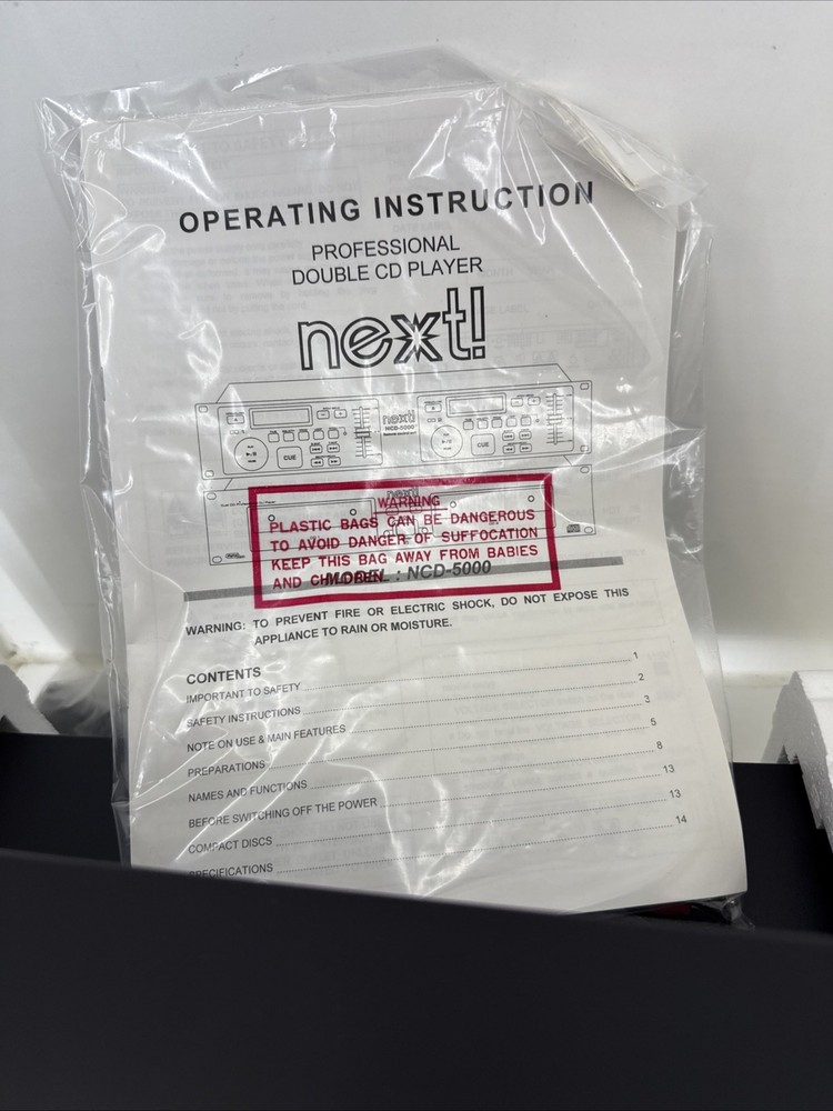 NEXT Professional Double CD Player NCD-5000