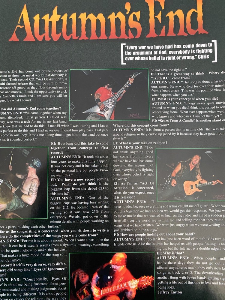 Autumn's End, Full Page Vintage Clipping