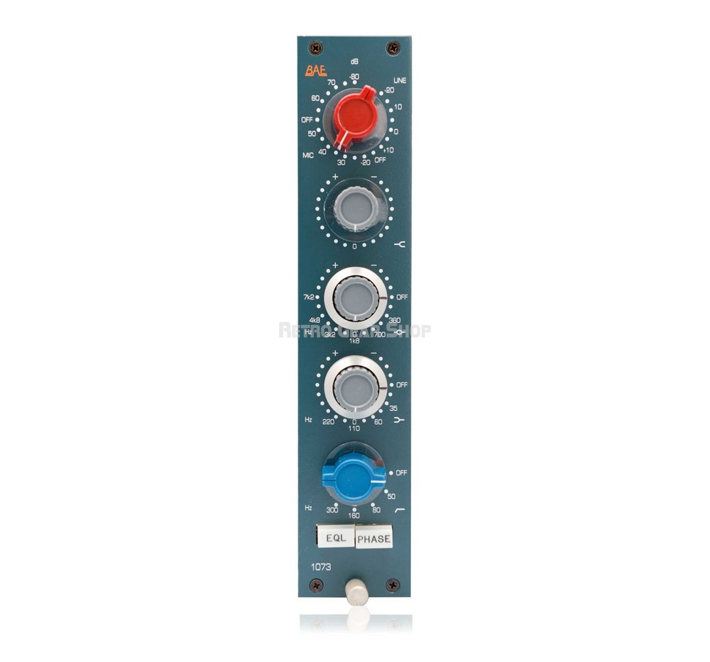 BAE 1073 Module Microphone Preamp & EQ Vertical 80 series