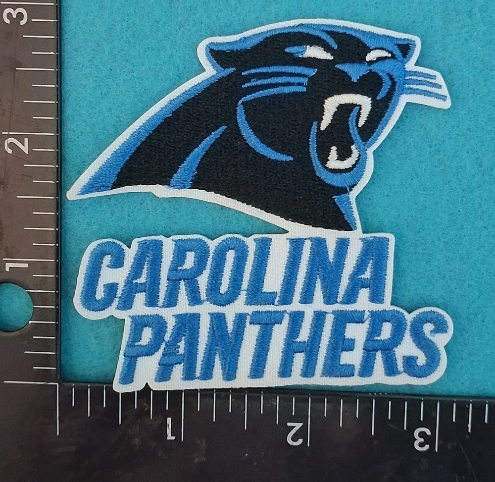 CAROLINA PANTHERS IRON ON PATCH 001