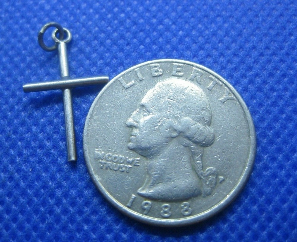 Sterling Silver Cross Charm
