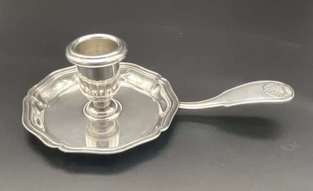Christofle Gallia Silver plated Candlestick / Chamber stick