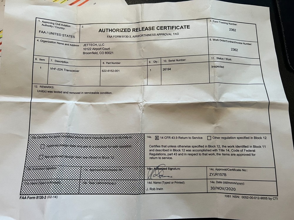 Air Data Control 792-6672-002, 590A3H
