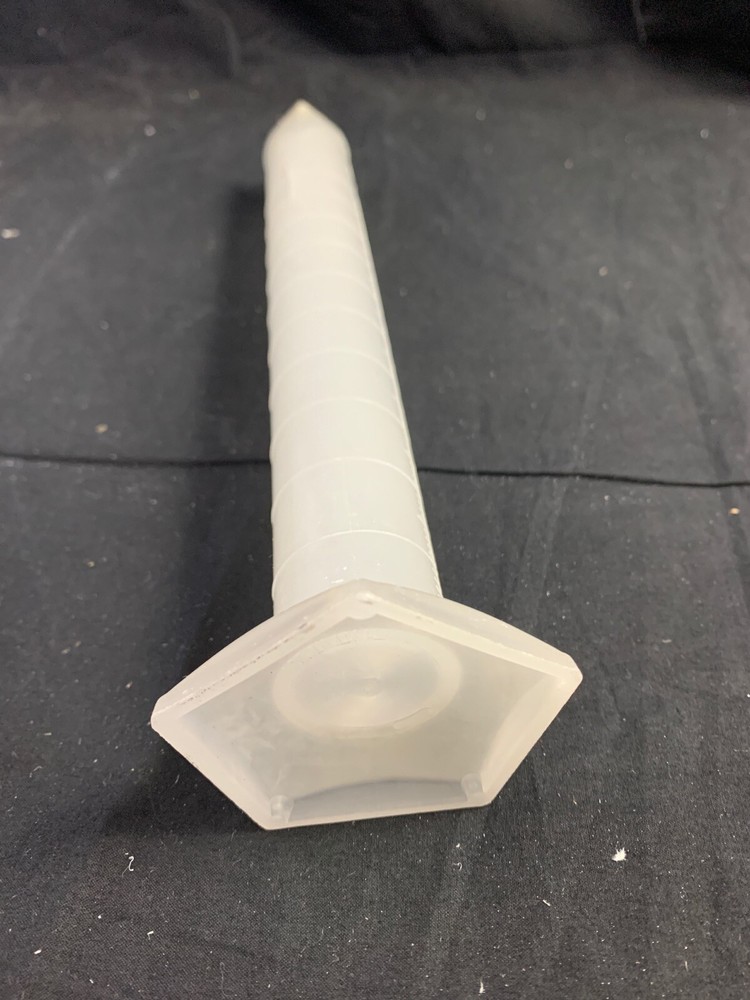 LABORATORY Plastic 100mL Polypropylene Pentagonal Base Graduated Cylinder 1/Pack