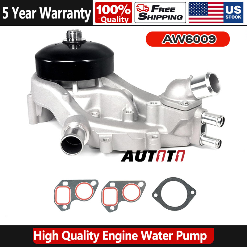 AW6009 Water Pump For Chevy Silverado Tahoe Suburban GMC Sierra 1500 4.8L 5.3L