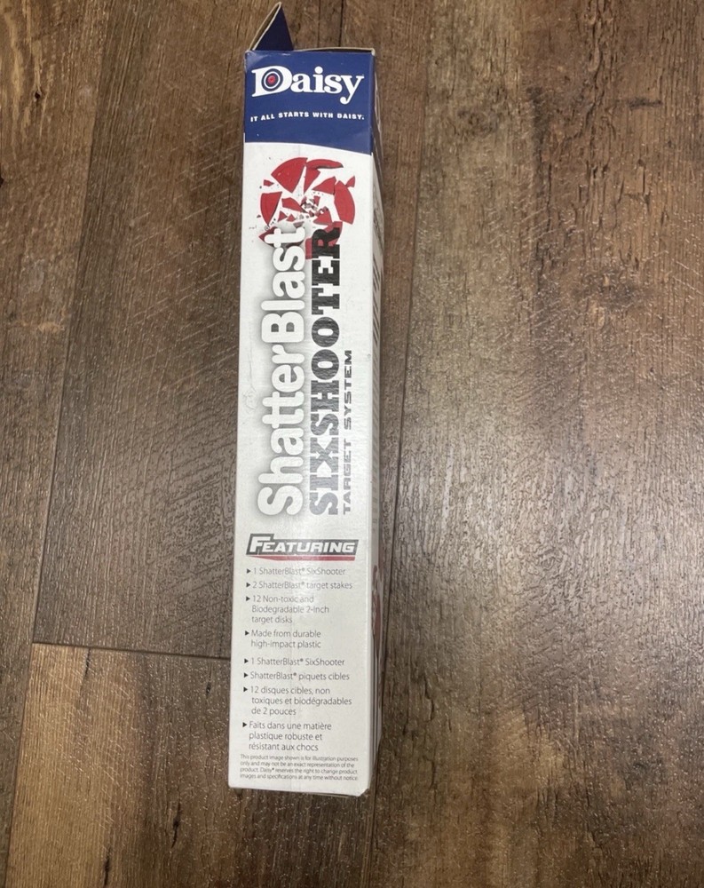 Daisy Shatterblast Six Shooter Target System One Size, Orange