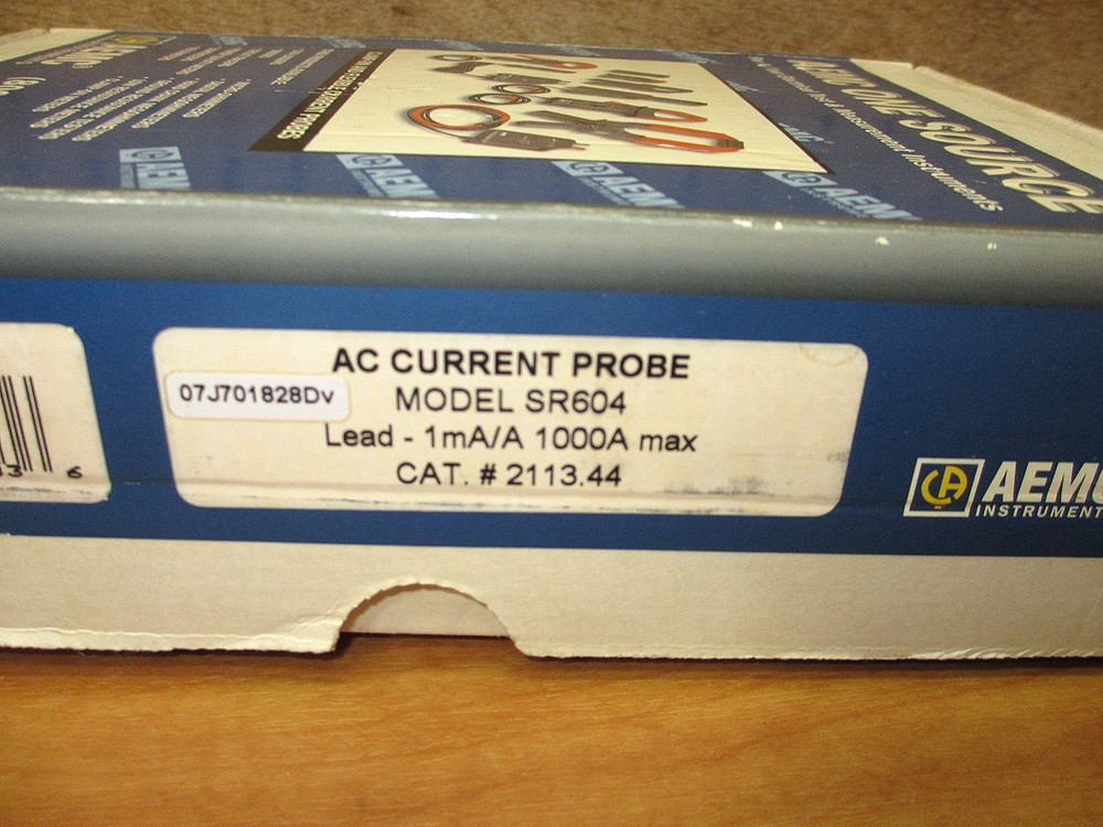 AEMC SR604 *USED?* AC Current Probe SR 604