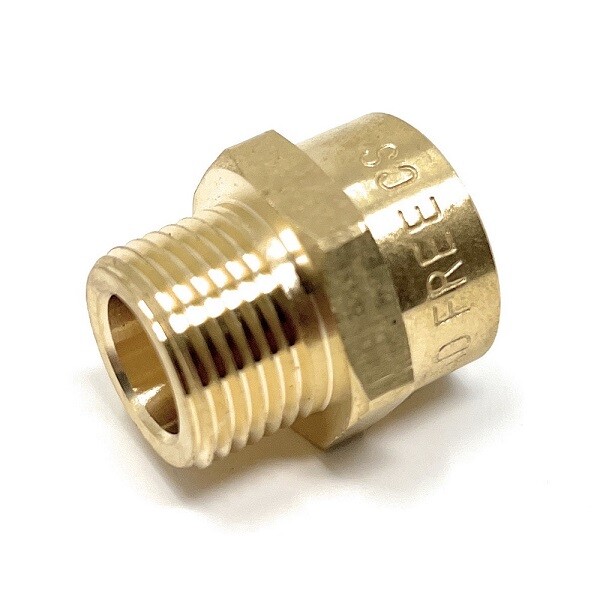 G Thread (British BSPP) Male to NPT Female Adapter - Lead-Free (3/8" x 3/8")