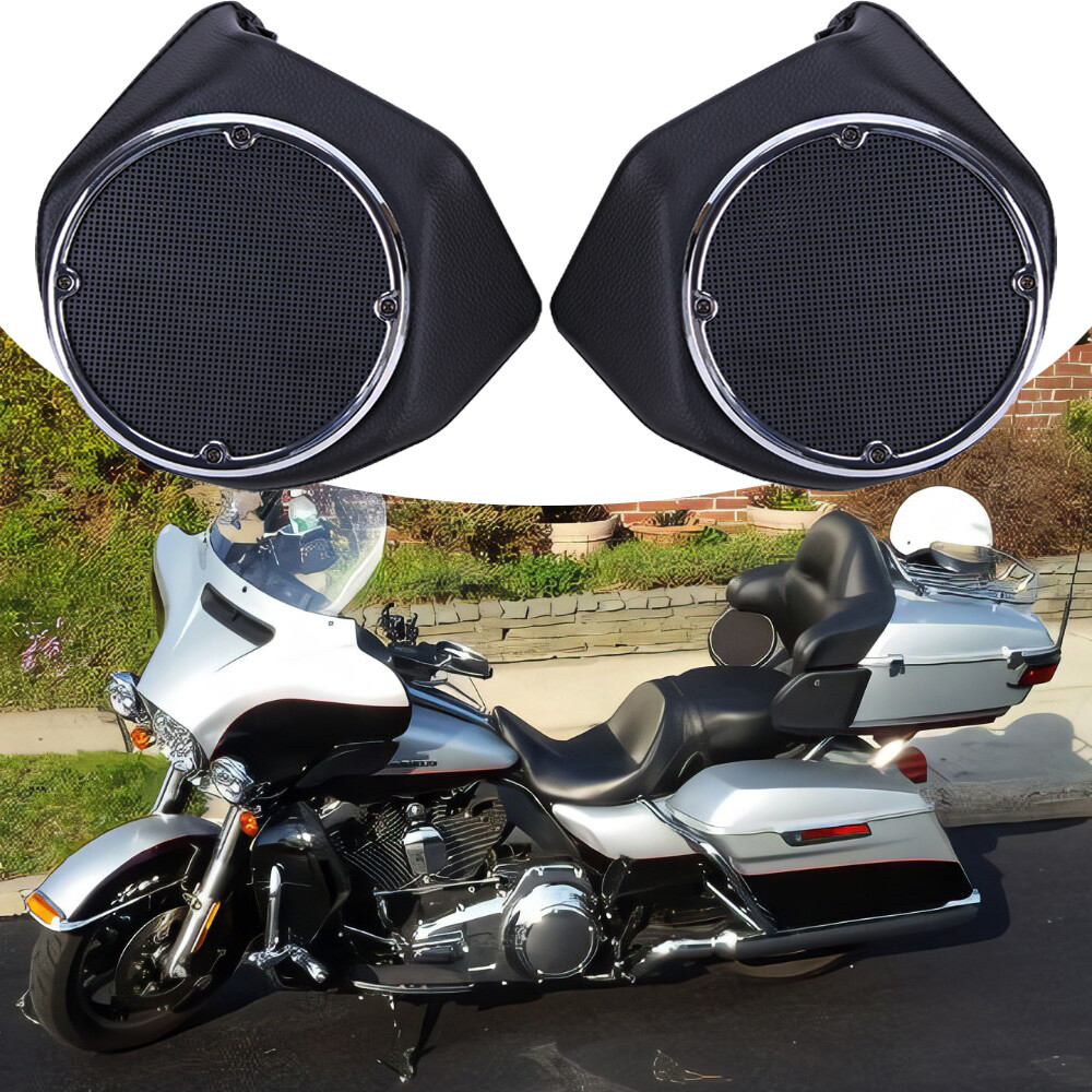 Rear King Rear 6.5" Speaker Pods For Harley Road Electra Glide Tour Pak Pack