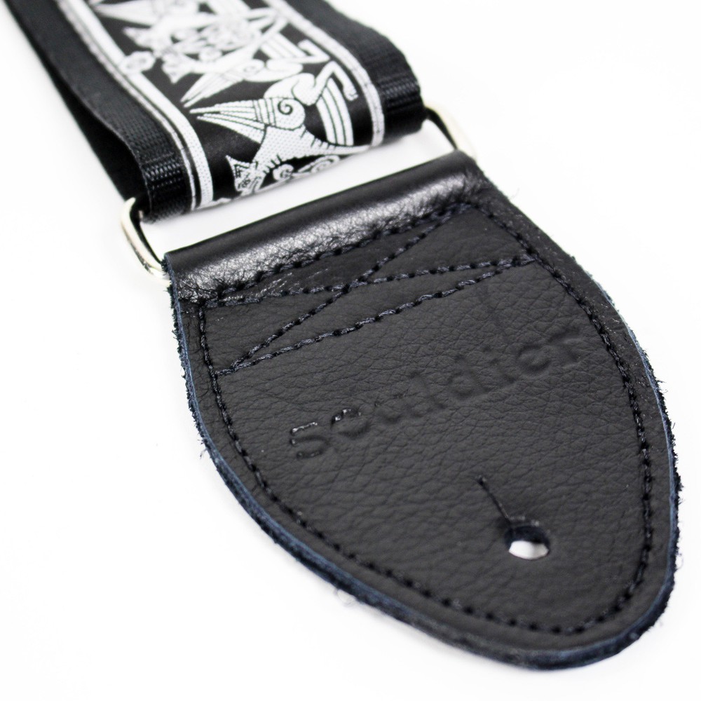 Souldier "Argus" Black Pattern 2" Guitar Strap