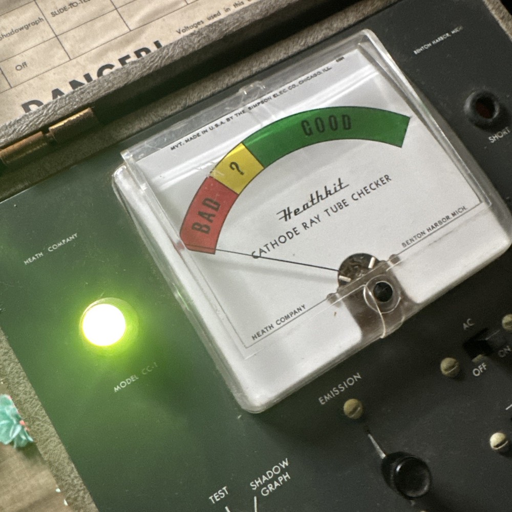 Heathkit Cathode Ray Tube Checker - CC-1
