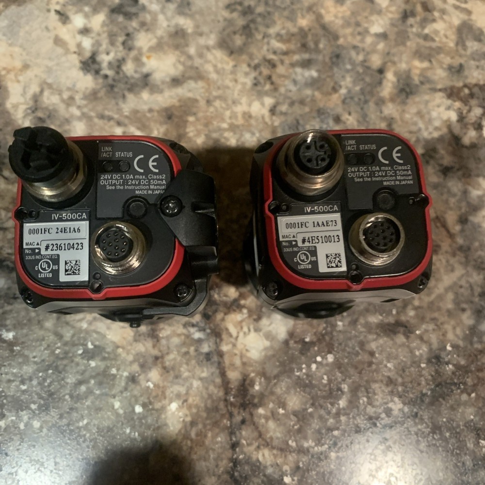 Keyence IV-500CA Machine Vision Sensor Camera 24VDC 1A Class 2