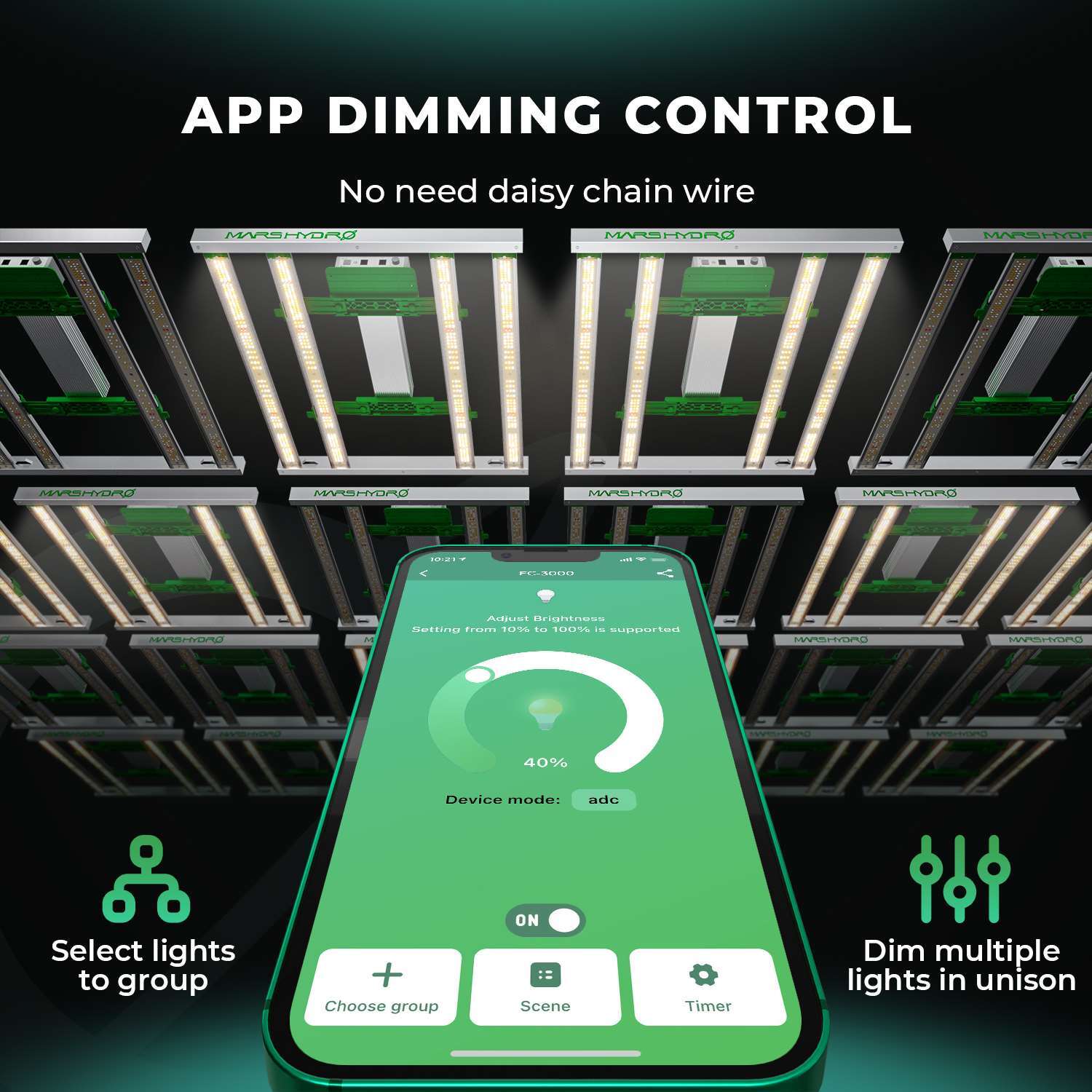 Mars Hydro Smart FC 1000W 3000 4800 8000 LED Grow Light SamsungLM301B Commercial