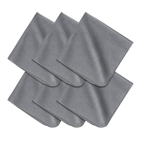 6 Pack Microfiber Cleaning Cloths for Electronics, Camera Lenses, Eyeglasses,