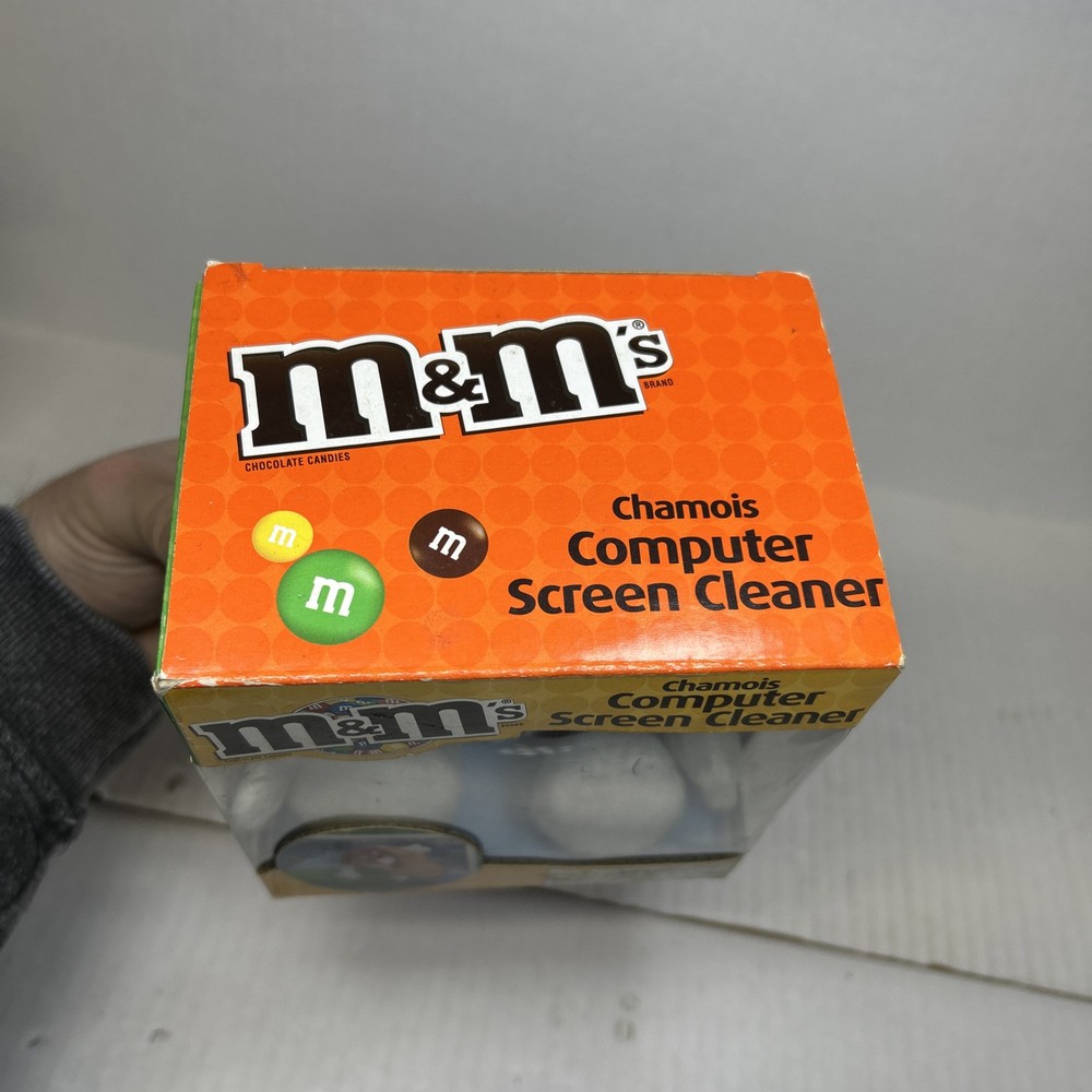 M&M's Blue Chamois Computer Screen Cleaner - NEW In Box