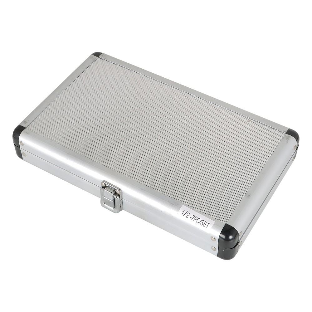 7Pcs Carbide Indexable Turning Tool 1/2" Lathe Tool Bit Thread Insert+Holder Kit