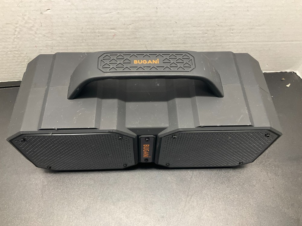 BUGANI Shock Bluetooth Speaker, Waterproof, 60W Super Power, Tested working