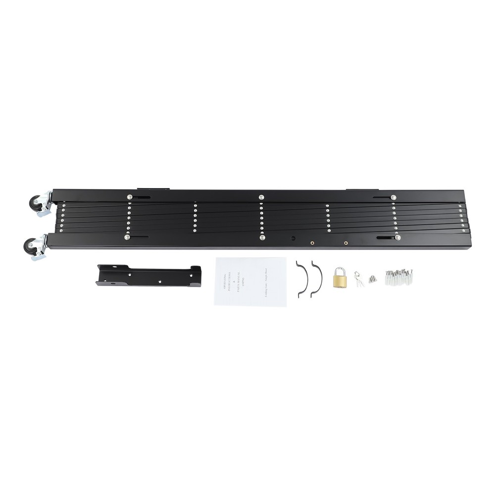 Single Security Gate Flexible Expanding Folding Security Gate Folding Door