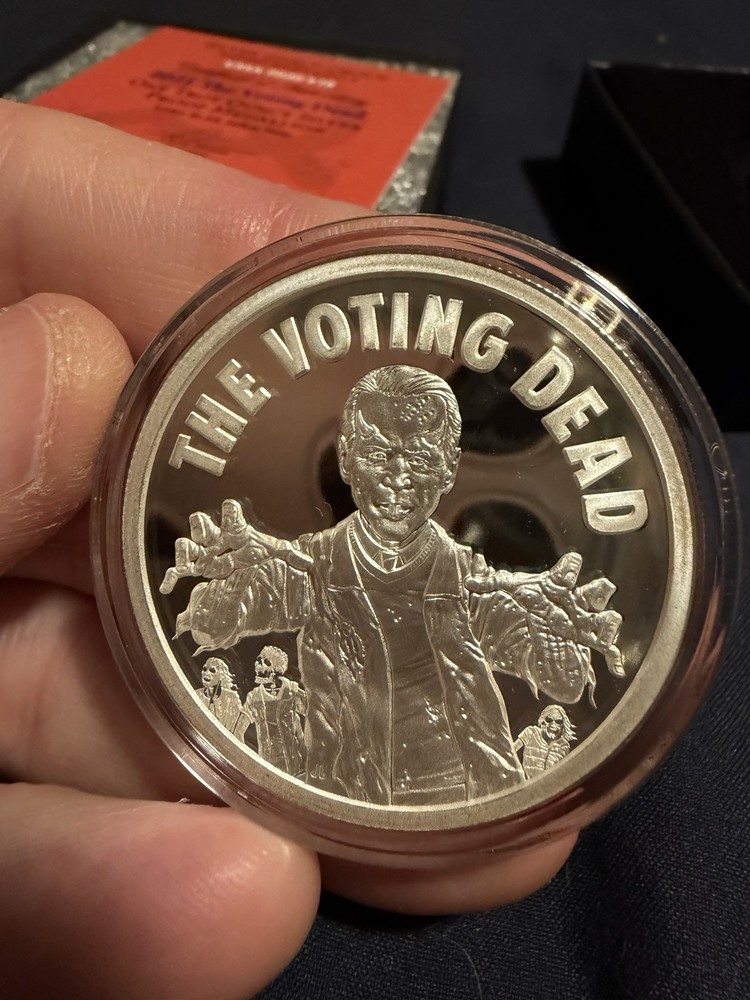 Silver Shield Proof 2021 The Voting Dead USSA Series COA + Box