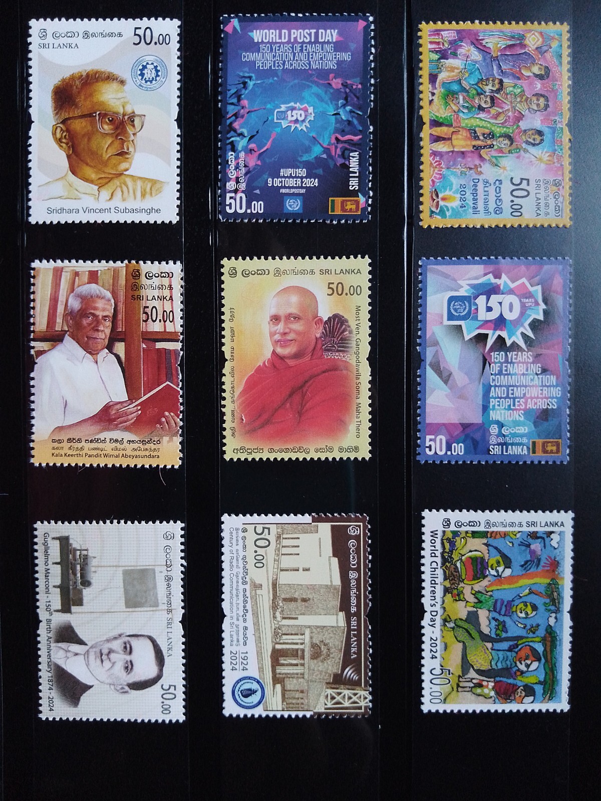 Sri Lanka Stamps Collection 2024 Year Pack Ceylon 45 Stamps (24 Individual,3MS)