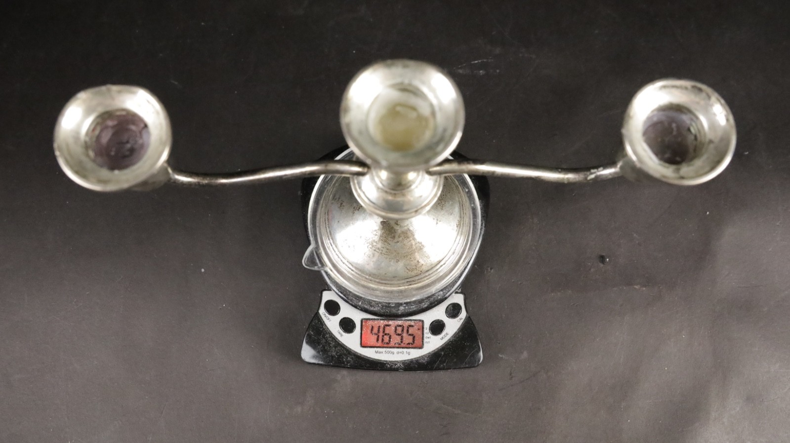 Pair Of Vintage “Empire” Sterling Silver Candelabras #386 - Fast Ship!