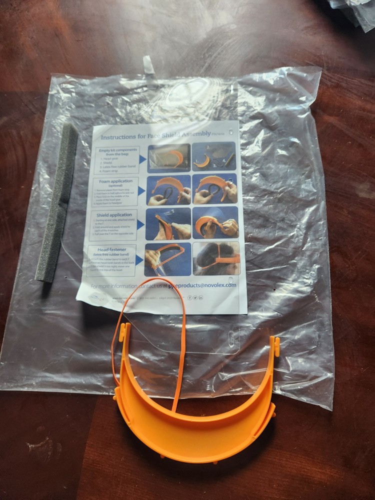 Novolex Face Shield Clear