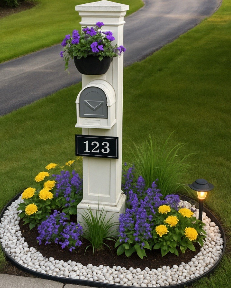 Architectural Mailbox & Post