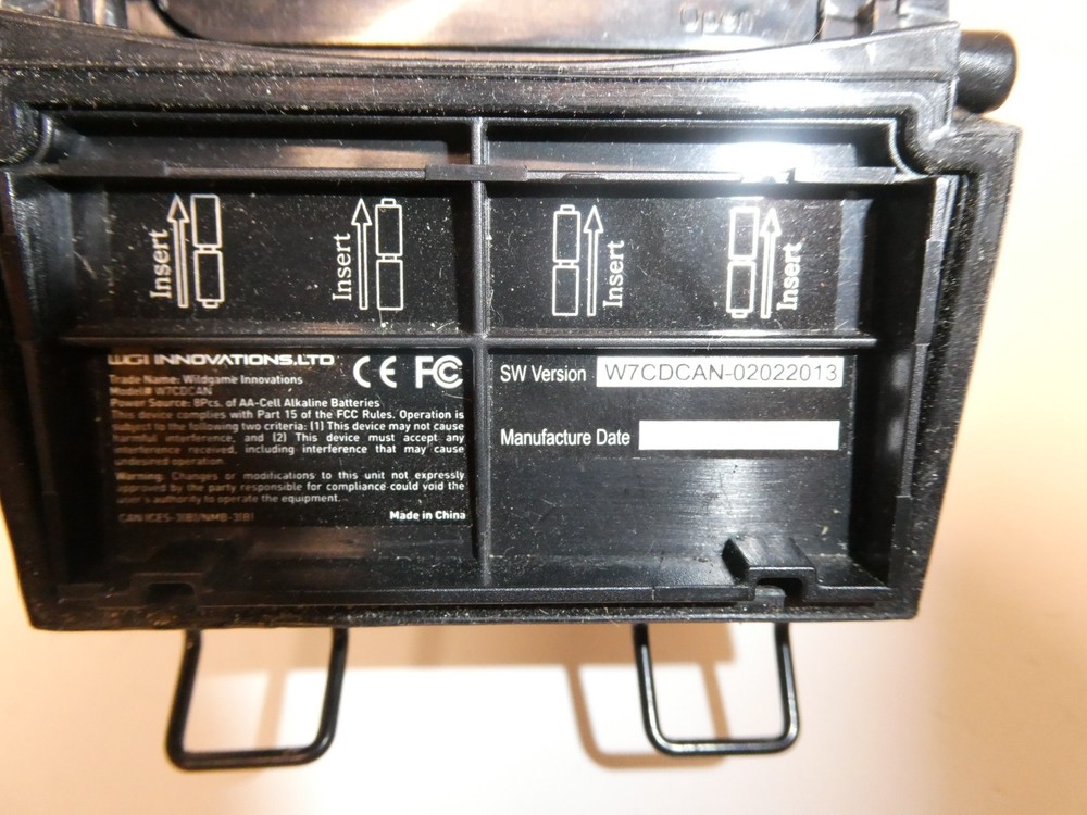 Wildgame Trail Digital Camera Model W7CDCAN Untested!