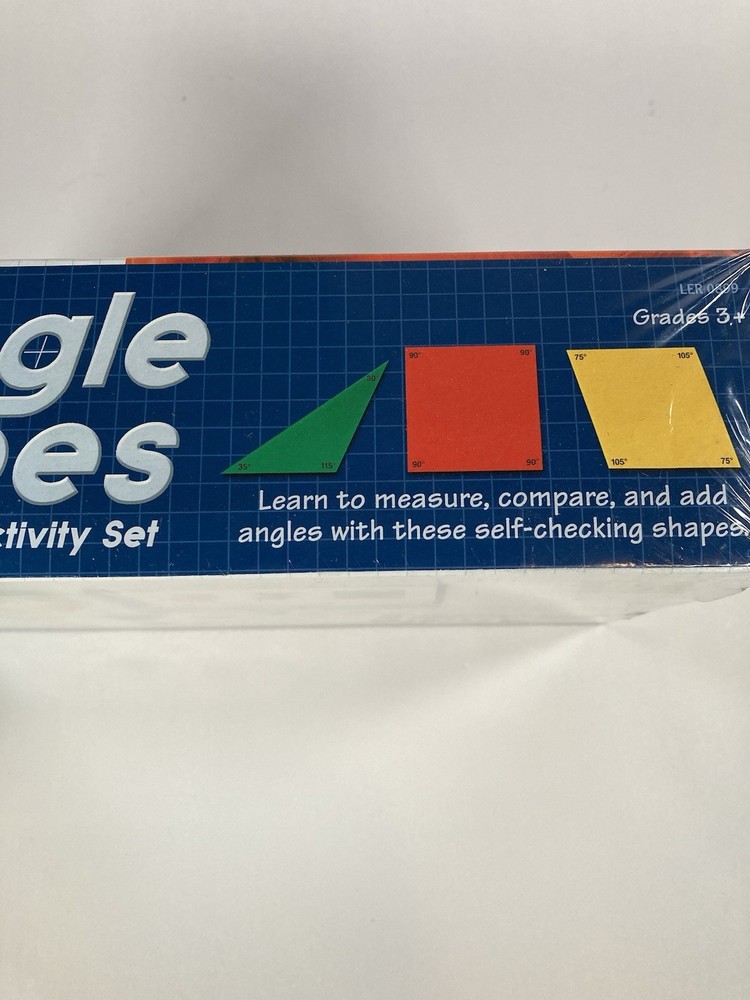 Learning Resources "Angle Shapes Activity Set" Math Geometry Shapes Toy