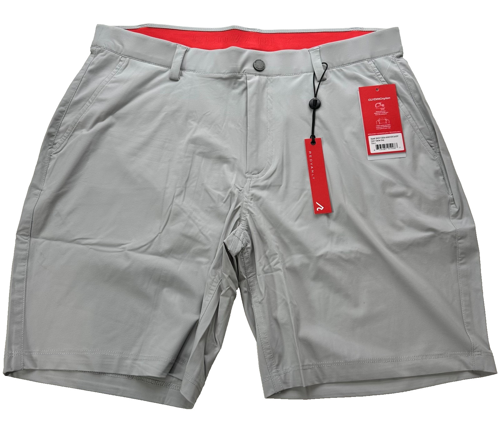 Redvanly Hanover Short 8" ~ Color Glacier Gray ~ Size Large ~ NWT