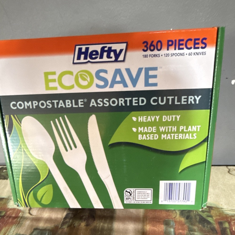 Hefty ECOSAVE Compostable Assorted Cutlery 360 Pieces
