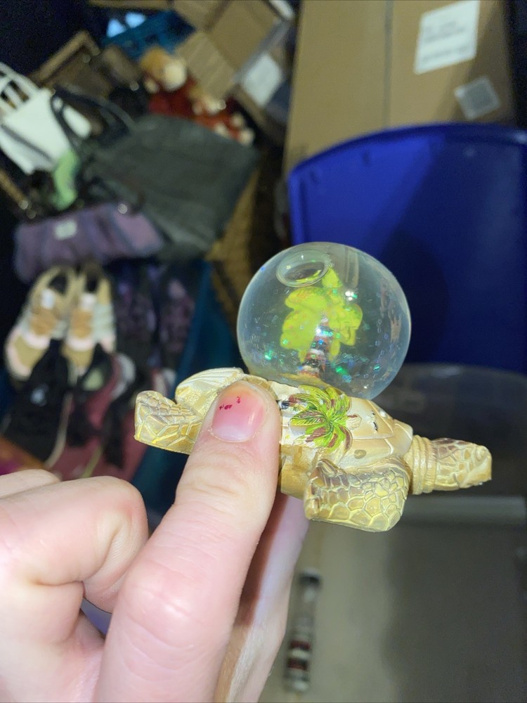Atlantic City Turtle Figurine Globe