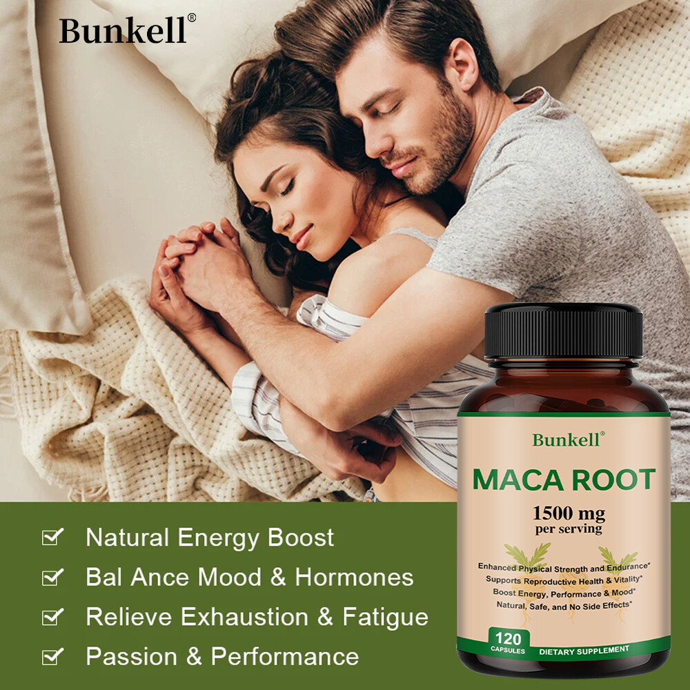 MACA ROOT 1500 MG POTENCY SUPPORT POWER ENERGY CAPSULES PERFORMANCE