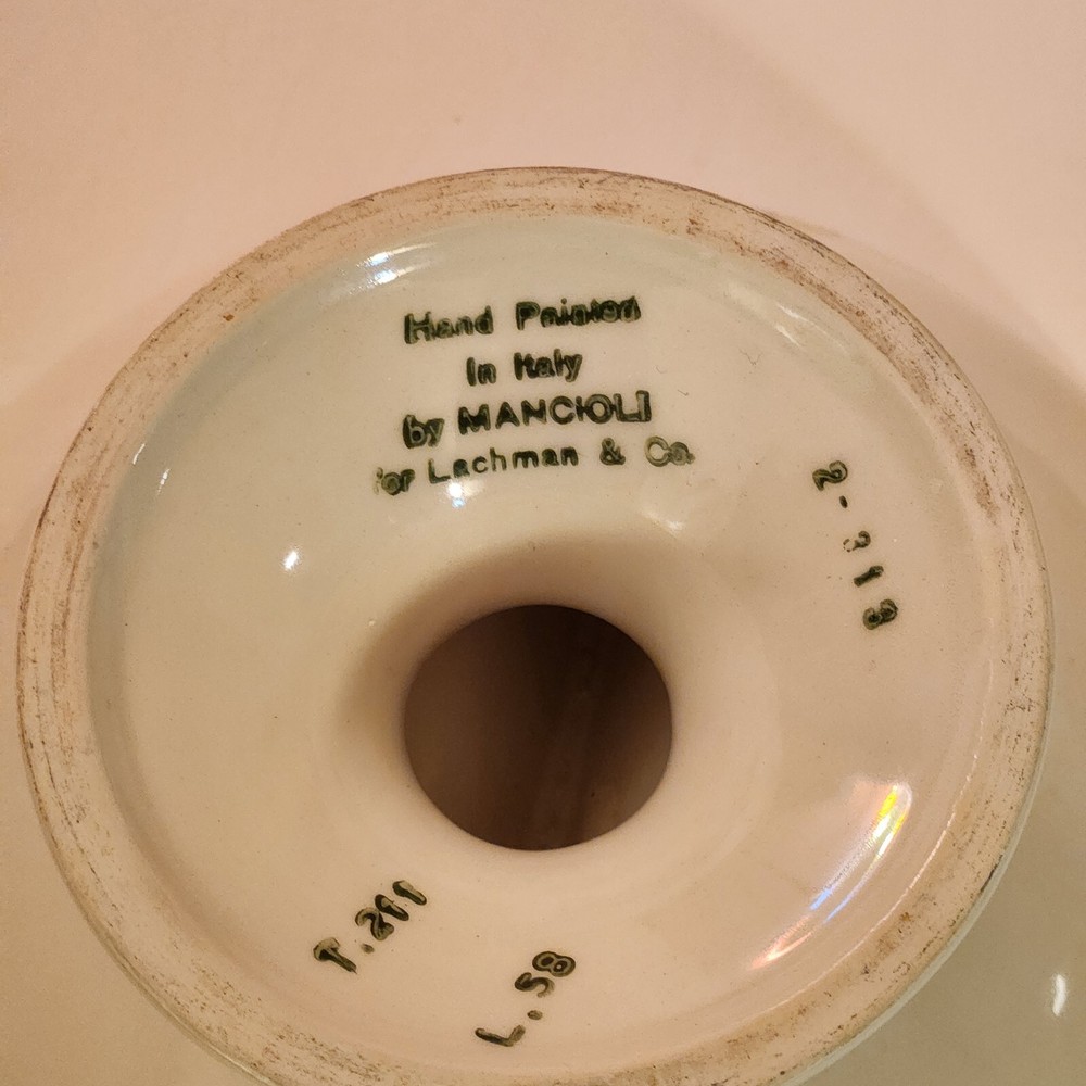 ceramic compote divided pedestal